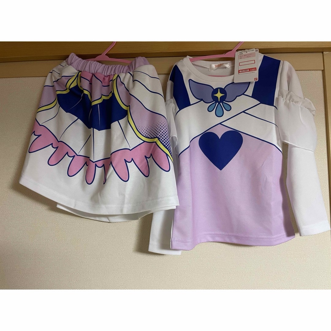 しまむら(シマムラ)のひろがるスカイ　プリキュア キッズ/ベビー/マタニティのキッズ服女の子用(90cm~)(Tシャツ/カットソー)の商品写真