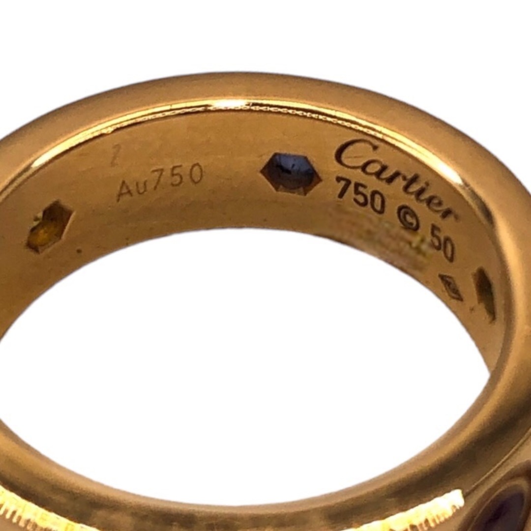 Cartier(カルティエ)の　カルティエ Cartier ラブリング マルチカラーストーン 750PG 750PG ジュエリー レディースのアクセサリー(リング(指輪))の商品写真