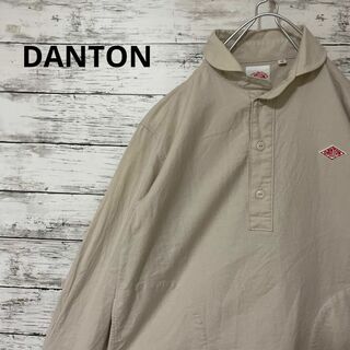 ダントン(DANTON)のDANTON ラウンドカラープルオーバーシャツ 丸襟 ワンポイント 人気 定番(シャツ)