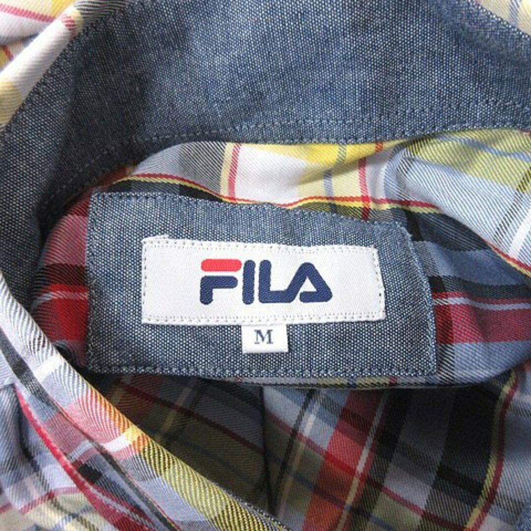 FILA(フィラ)のフィラ シャツ ボタンダウン チェック 長袖 M マルチカラー /YI メンズのトップス(シャツ)の商品写真