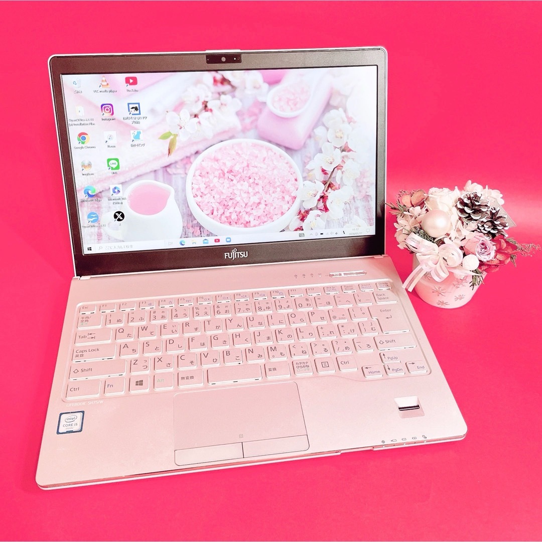 カメラ付富士通 LIFEBOOK✨オンライン対応Bluetooth✨学生 社会人