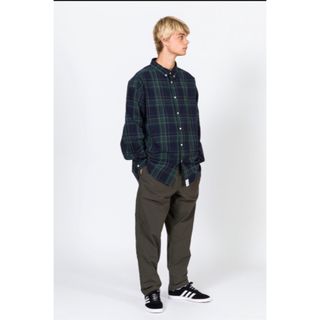 DESCENDANT ディセンダント 日本製 VANNING CHECK SHIRT チェックワークシャツ 2 ネイビー 長袖 トップス【DESCENDANT】