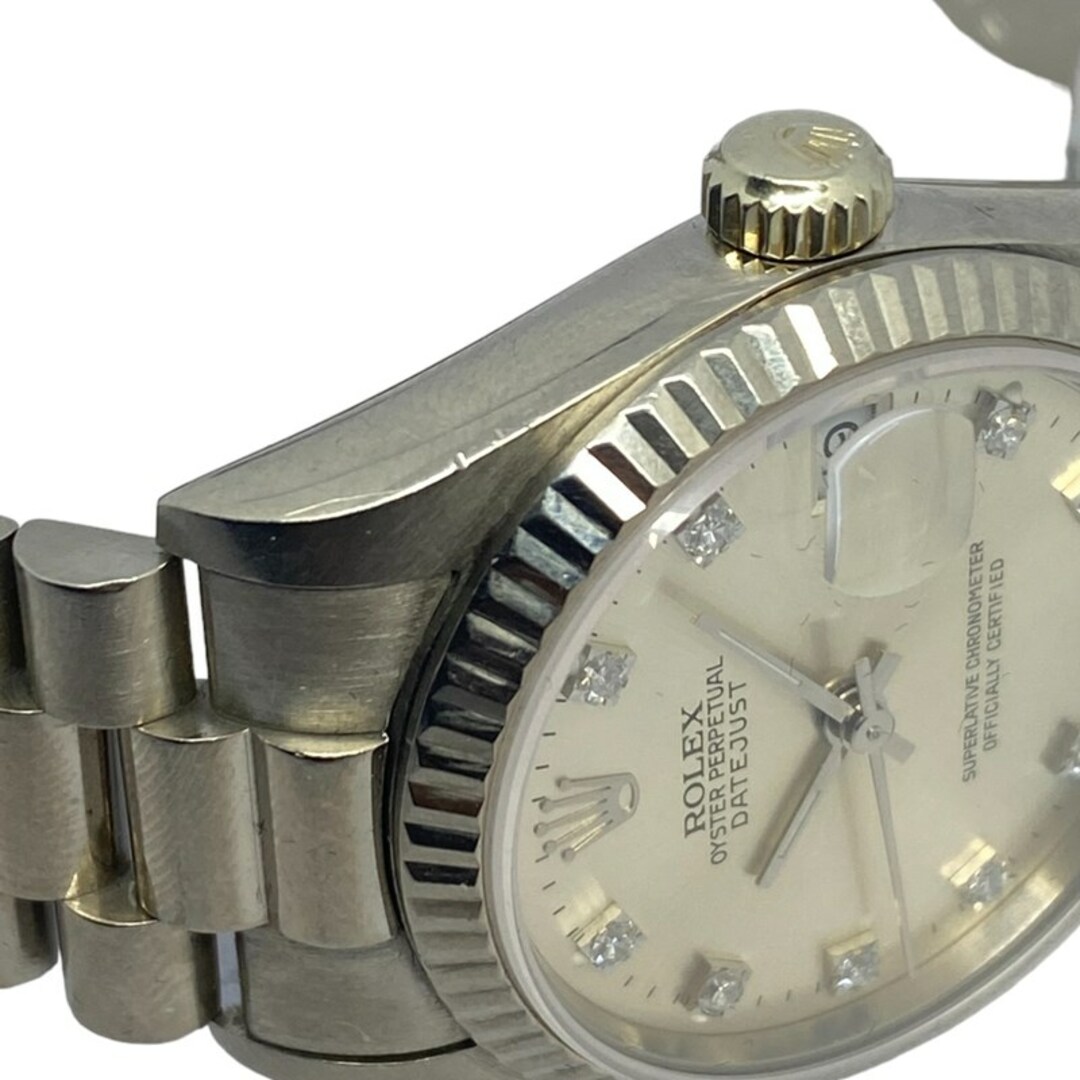 ROLEX(ロレックス)の　ロレックス ROLEX デイトジャスト R番 68279G シルバー  K18WG 自動巻き レディース 腕時計 レディースのファッション小物(腕時計)の商品写真