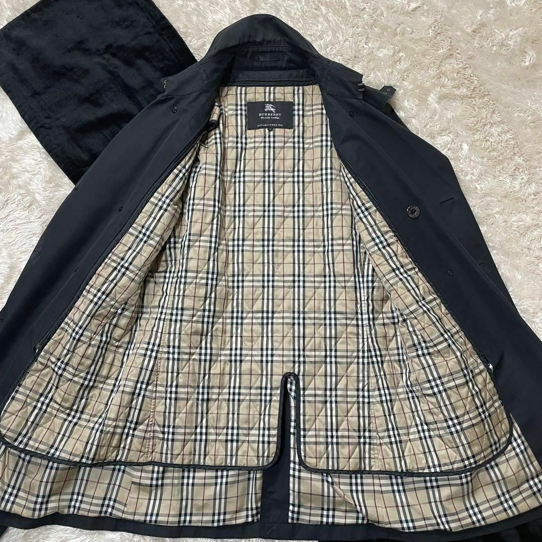 BURBERRY BLACK LABEL(バーバリーブラックレーベル)のバーバリーブラックレーベル/美品】トレンチコート【ライナー/ノバチェック/ベルト メンズのジャケット/アウター(トレンチコート)の商品写真