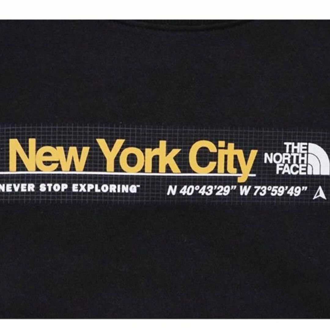 THE NORTH FACE(ザノースフェイス)の【ニューヨーク限定！】ノースフェイス メンズ  スウェット XL ブラック ロゴ メンズのトップス(スウェット)の商品写真