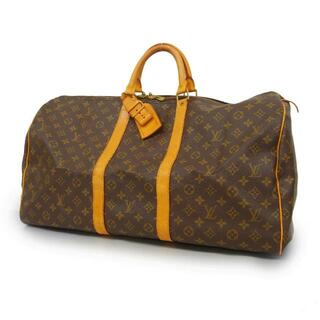 ルイヴィトン(LOUIS VUITTON)の【4ec2361】ルイヴィトン ボストンバッグ/モノグラム/キーポル55/M41424/ブラウン(ボストンバッグ)