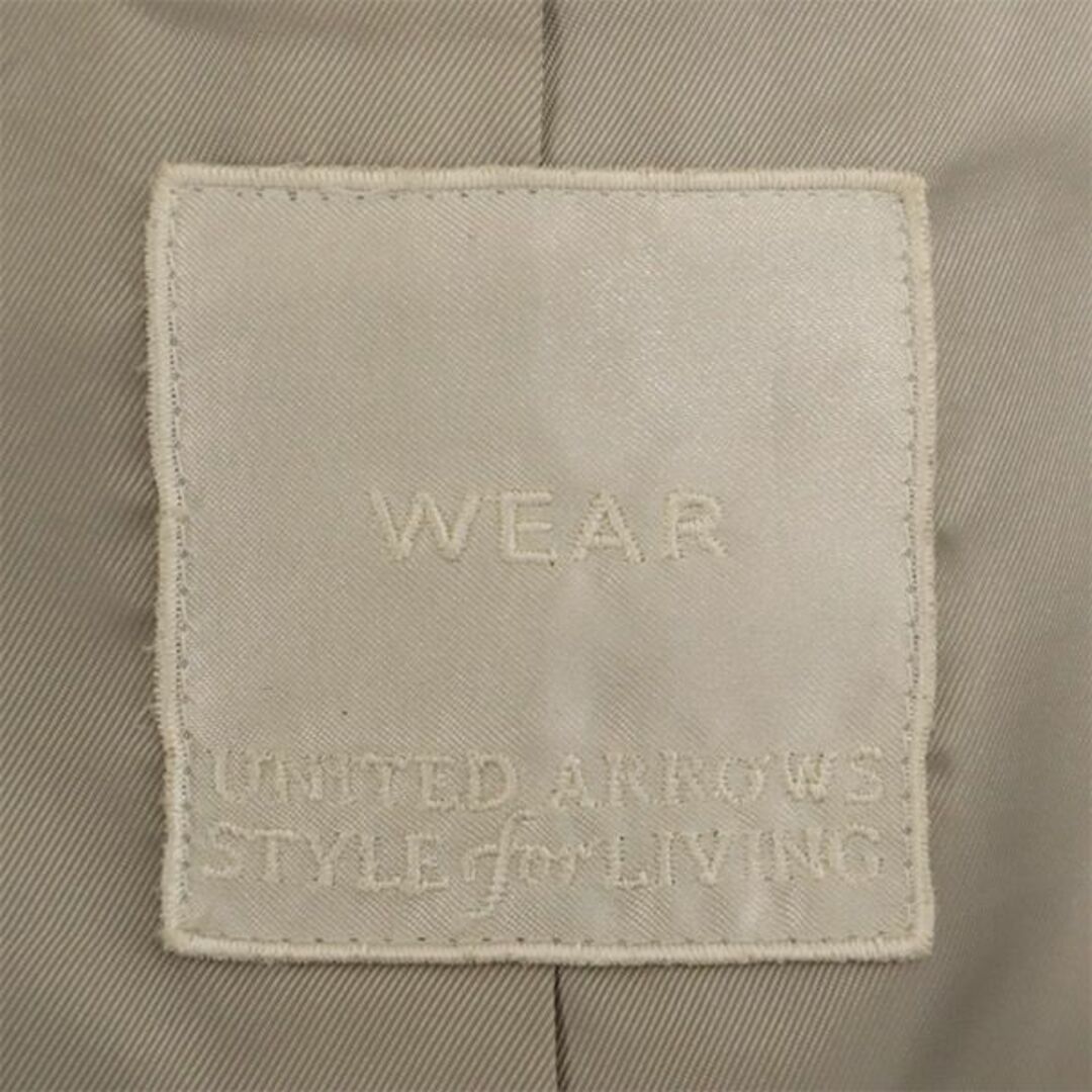 UNITED ARROWS(ユナイテッドアローズ)のユナイテッドアローズ 日本製 丸襟 コート 36 グレー UNITED ARROWS STYLE for LIVING レディース 古着 【240118】 レディースのジャケット/アウター(その他)の商品写真