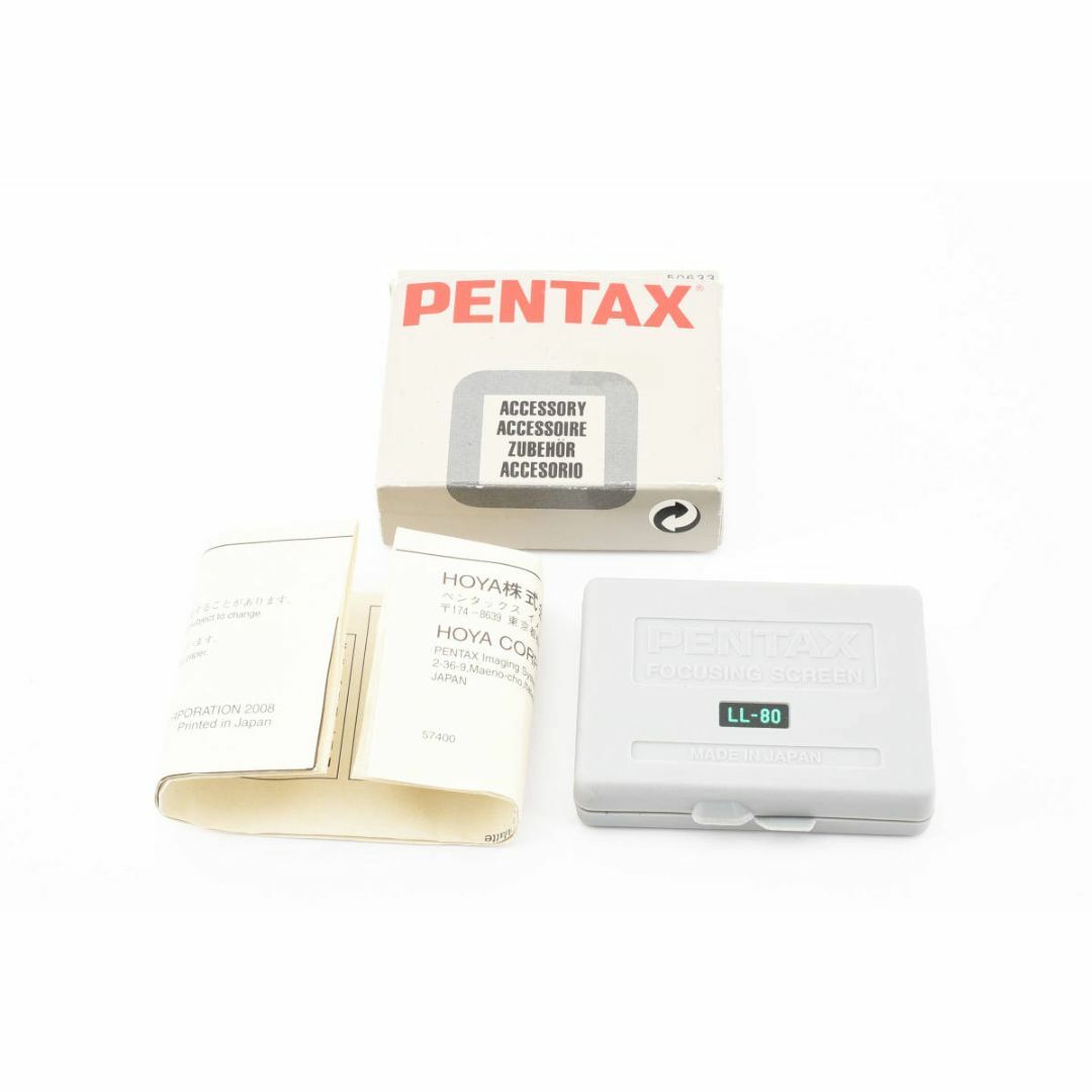 PENTAX(ペンタックス)の[並品/アダプター付] Pentax Focusing Screen LL-80 スマホ/家電/カメラのカメラ(フィルムカメラ)の商品写真