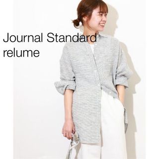 ジャーナルスタンダードレリューム(JOURNAL STANDARD relume)の★ジャーナルスタンダードレリューム★チェックオーバーサイズリネンシャツ (シャツ/ブラウス(長袖/七分))