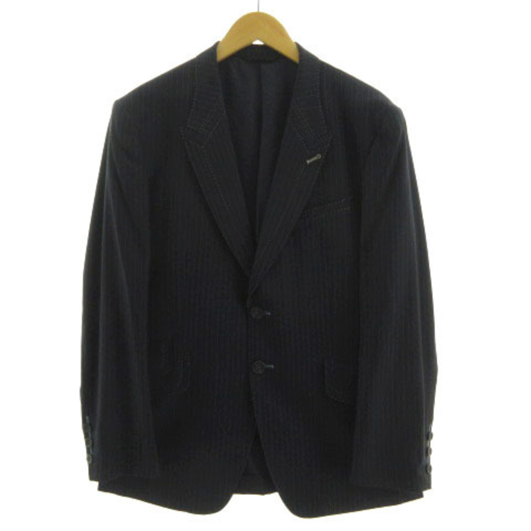 PAUL SMITH COLLECTION スーツ ストライプ 紺 青 LX メンズのスーツ(スーツジャケット)の商品写真