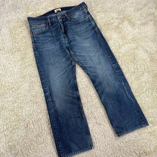 ヒルフィガーデニム(HILFIGER DENIM)のHILFIGER DENIM (F) ブルー デニム パンツ ジーンズ メンズ(デニム/ジーンズ)