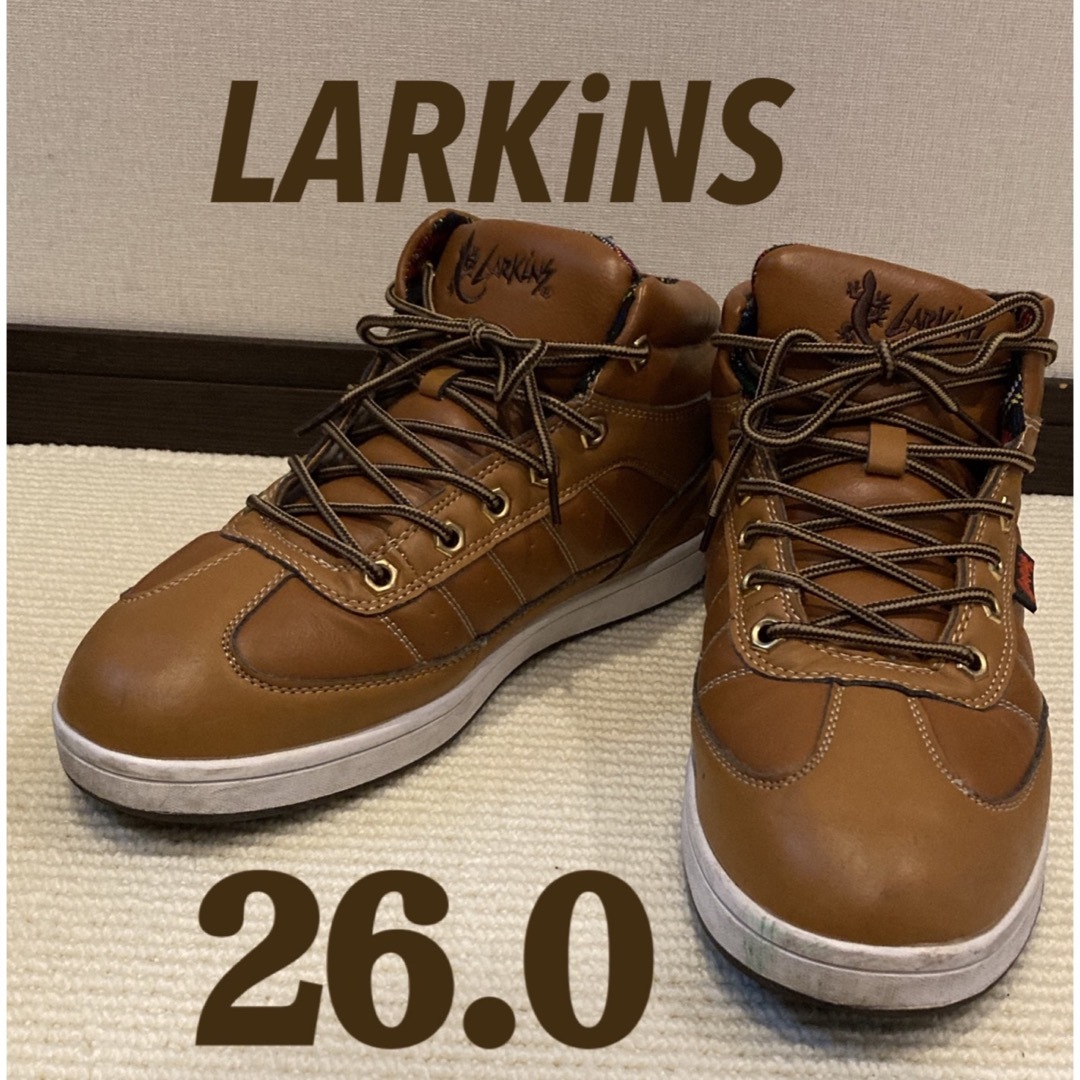 LARKiNS(ラーキンス)のLARKiNS メンズ スニーカー ブーツ 26.0 ブラウン メンズの靴/シューズ(スニーカー)の商品写真