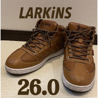 ラーキンス(LARKiNS)のLARKiNS メンズ スニーカー ブーツ 26.0 ブラウン(スニーカー)