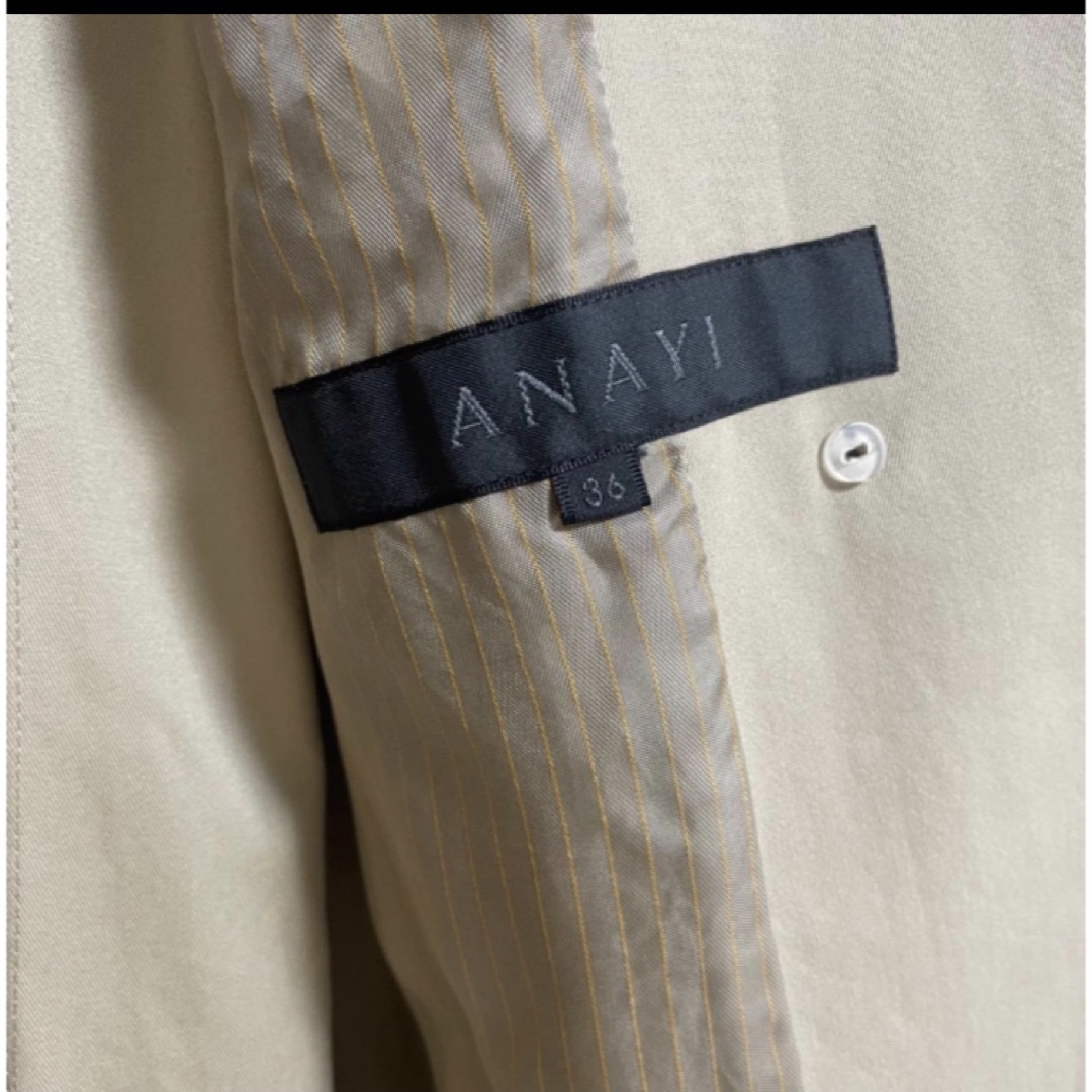 ANAYI(アナイ)の【美品】ANAYI アナイ トレンチコート 36 コットンポリエステル レディースのジャケット/アウター(トレンチコート)の商品写真