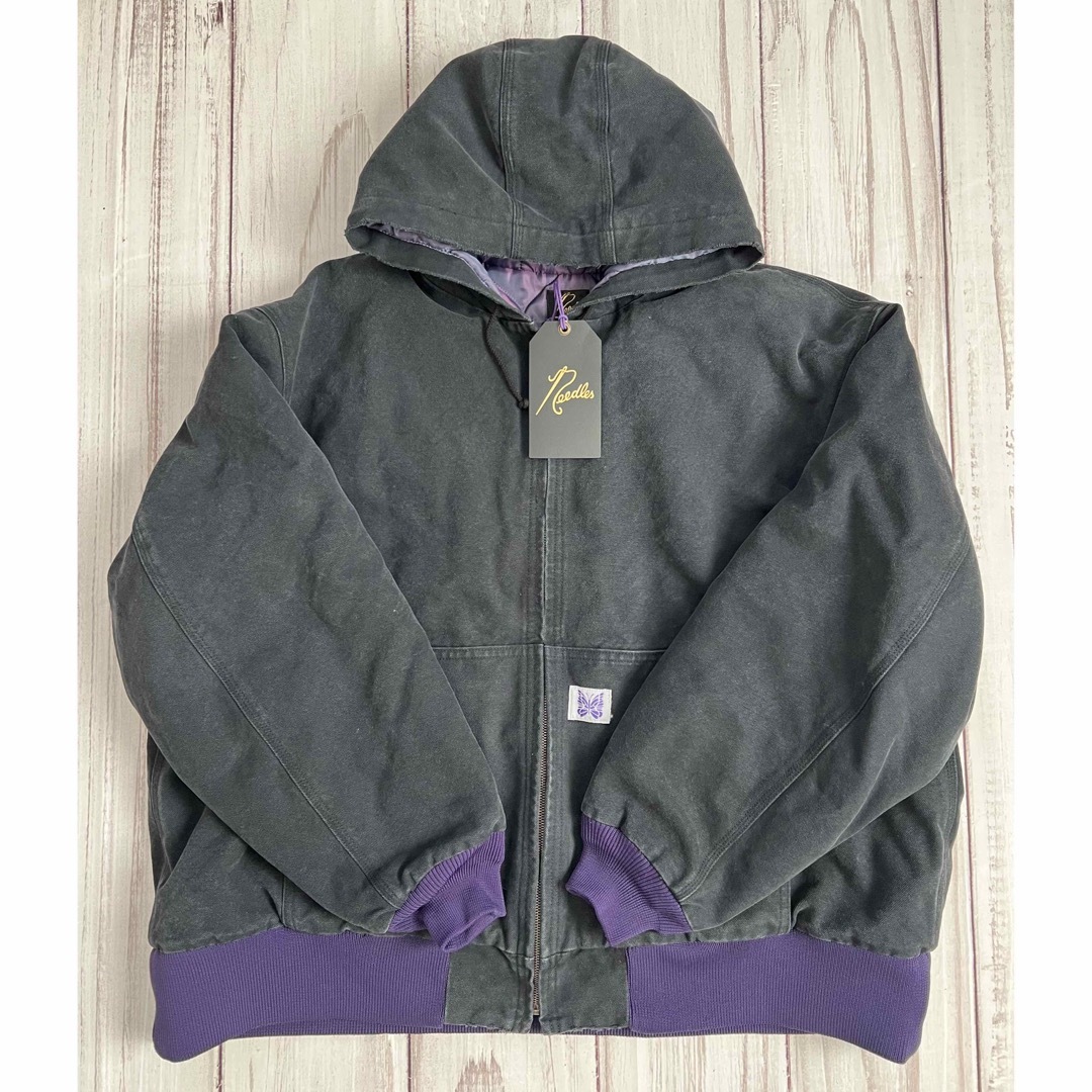 needles ZIPPED WORK HOODY 23aw  ブラック　XL試着のみで未使用品となります