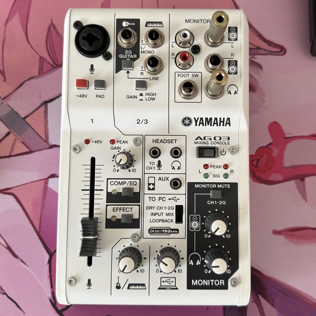 DTM/DAW(美品) YAMAHA オーディオインターフェース AG03