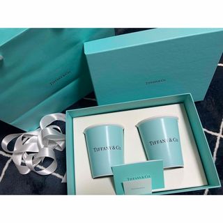 ティファニー(Tiffany & Co.)のTiffany 紙コップ風 ペアカップ マグカップ(グラス/カップ)