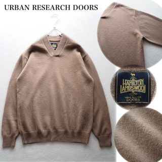 アーバンリサーチドアーズ(URBAN RESEARCH DOORS)のURBAN RESEARCH DOORS ハミルトンウール Vネックニット(ニット/セーター)