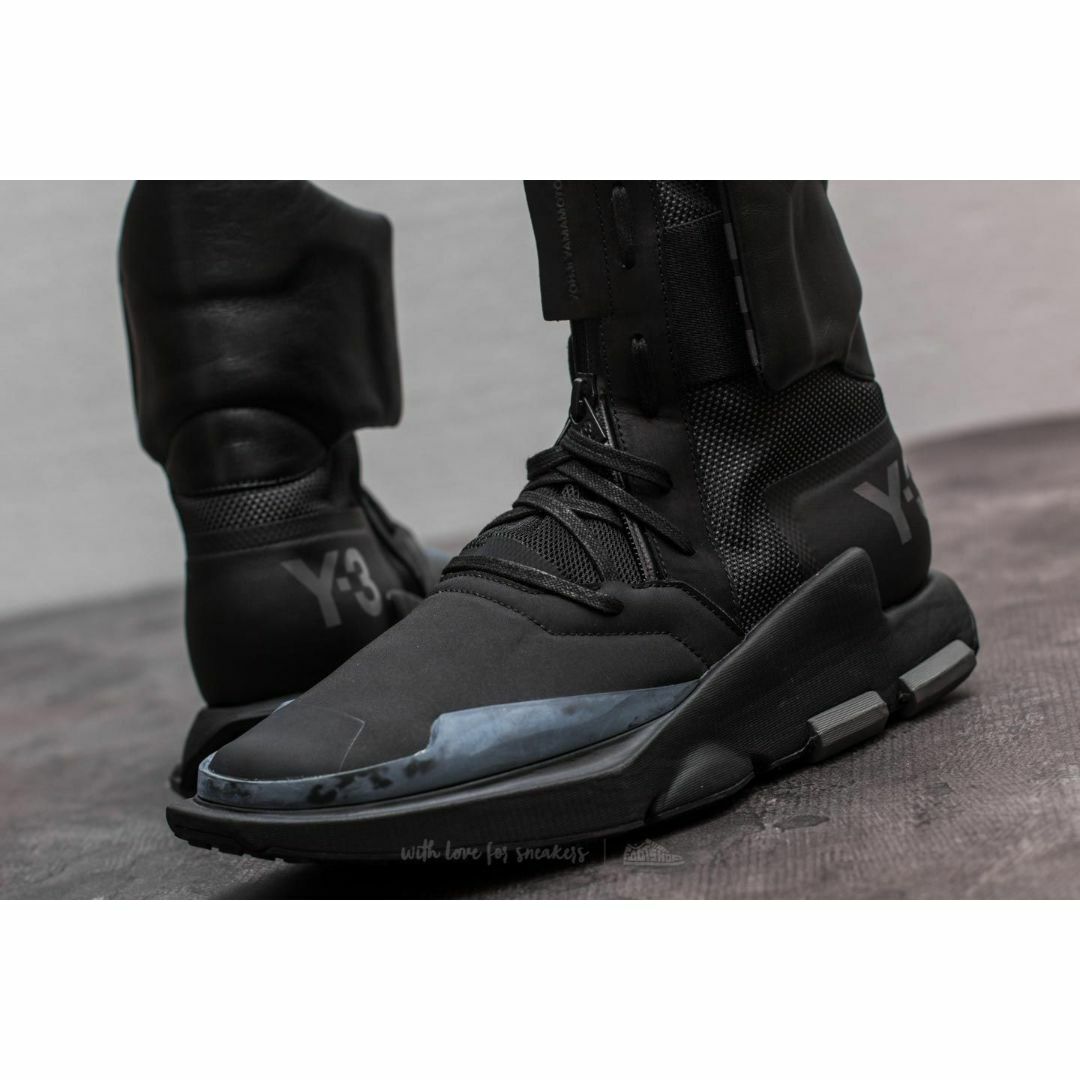 Y-3 - 極美Y-3yohjiyamamotonocihighスニーカーブーツuk7us8の Y-3 - 極美Y-3yohjiyamamotonocihighスニーカーブーツuk7us8の