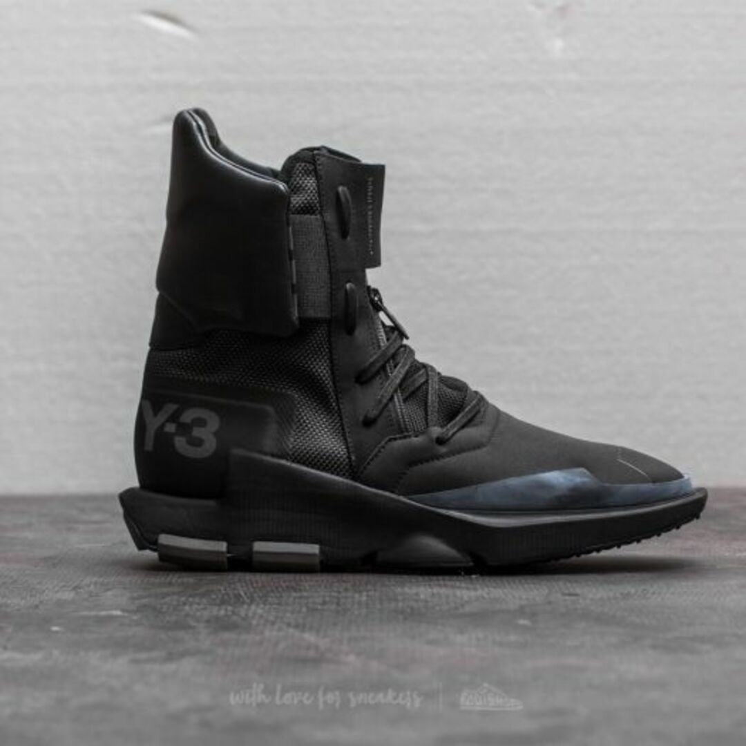 Y-3 - 極美Y-3yohjiyamamotonocihighスニーカーブーツuk7us8の Y-3 - 極美Y-3yohjiyamamotonocihighスニーカーブーツuk7us8の