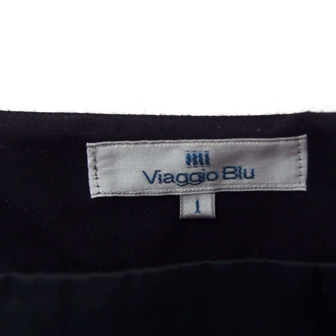 VIAGGIO BLU(ビアッジョブルー)のビアッジョブルー Viaggio Blu ドレープ スカート ひざ下 リボン 1 レディースのスカート(ひざ丈スカート)の商品写真