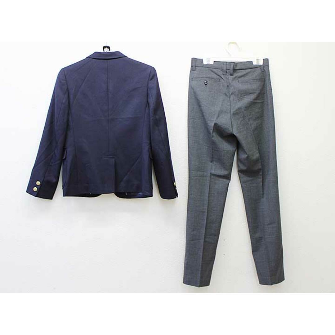 J.PRESS(ジェイプレス)の【新入荷!】▼Jプレス/J.PRESS▼140cm スーツ 濃紺×グレ－系 フォーマル 入学式 卒業式 結婚式 冠婚葬祭 発表会 謝恩会【中古】子供服 キッズ kids 男の子 fml 622132 キッズ/ベビー/マタニティのキッズ服女の子用(90cm~)(その他)の商品写真