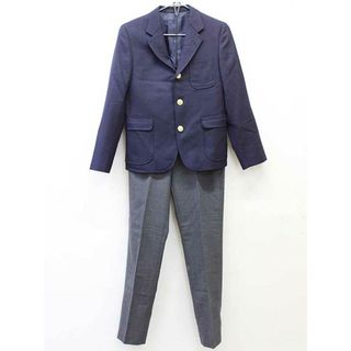 ジェイプレス(J.PRESS)の【新入荷!】▼Jプレス/J.PRESS▼140cm スーツ 濃紺×グレ－系 フォーマル 入学式 卒業式 結婚式 冠婚葬祭 発表会 謝恩会【中古】子供服 キッズ kids 男の子 fml 622132(その他)