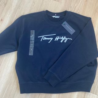 トミーヒルフィガー(TOMMY HILFIGER)の【新品】Tommy Hilfigerオーガニックコットントレーナー/スエット(トレーナー/スウェット)