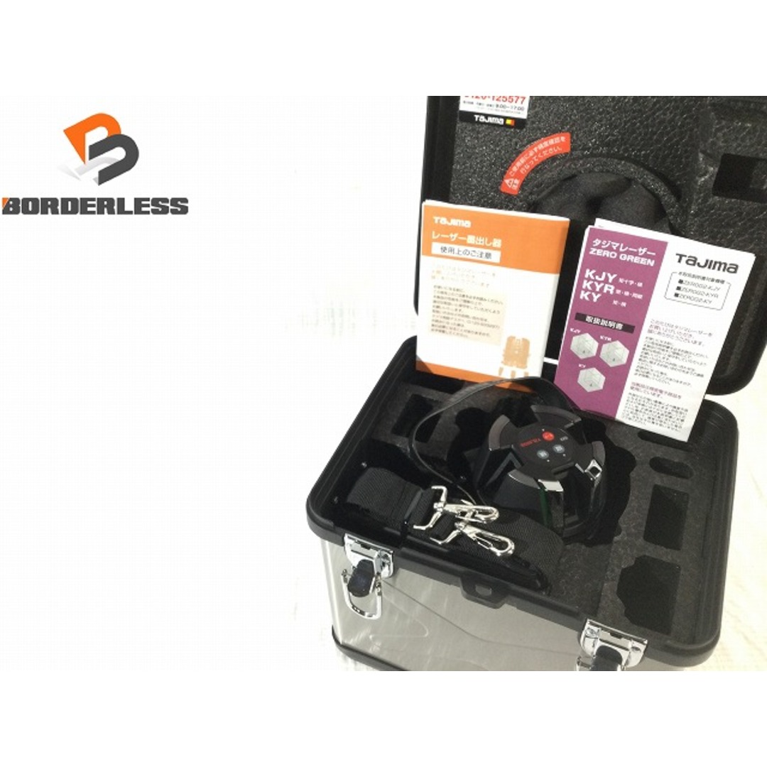 Tajima - ☆極美品☆TAJIMA タジマ グリーンレーザー墨出し器 ZEROGREENジンバル KJY ZEROG2-KJY 専用ケース 84767