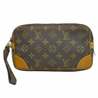 ルイヴィトン(LOUIS VUITTON)の本物 ルイヴィトン LOUIS VUITTON LV マルリードラゴンヌ PM モノグラム クラッチバッグ セカンドバッグ ブラウン M51827 Marly Dragonne ビトン バッグ 中古(クラッチバッグ)