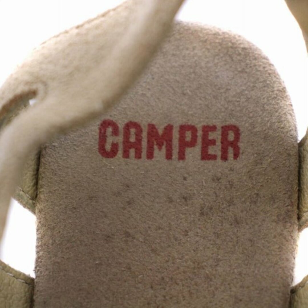 CAMPER(カンペール)のカンペール サンダル ストラップ ウェッジソール スエード 24cm ベージュ レディースの靴/シューズ(サンダル)の商品写真