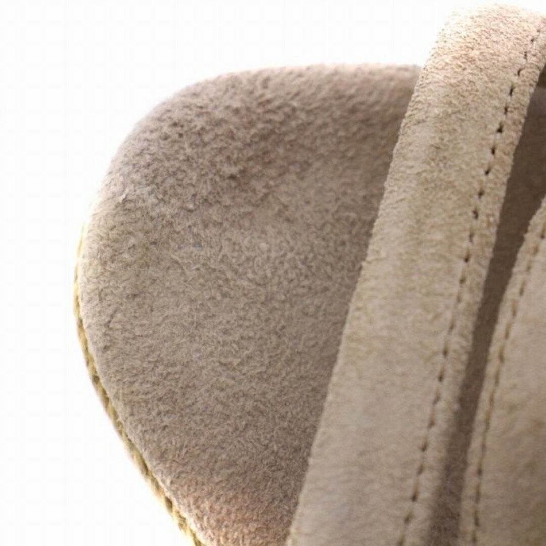 CAMPER(カンペール)のカンペール サンダル ストラップ ウェッジソール スエード 24cm ベージュ レディースの靴/シューズ(サンダル)の商品写真