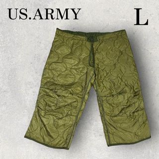 ミリタリー(MILITARY)の米軍 US.ARMY M-65 フィールドパンツライナー L カーキ グリーン(その他)