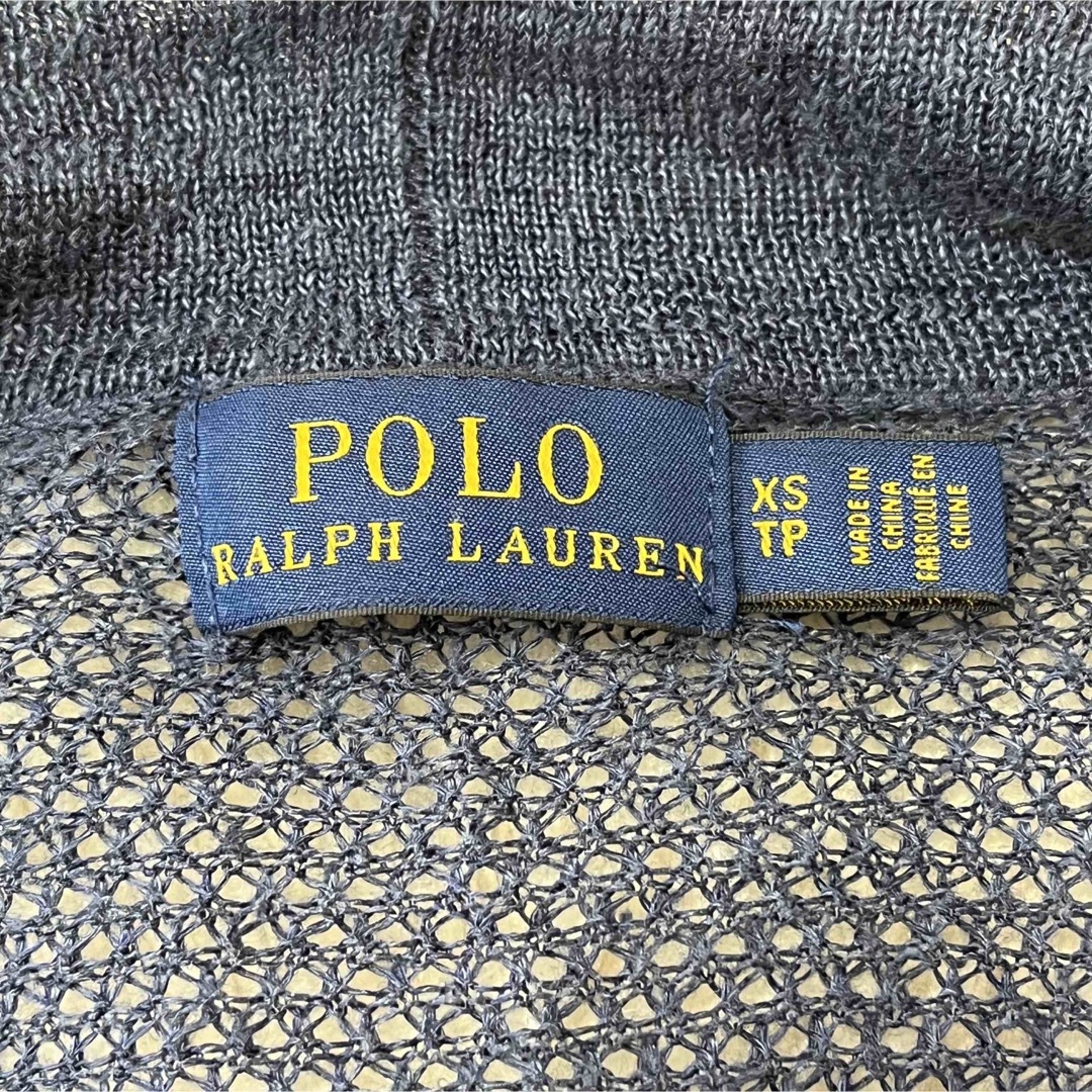 POLO RALPH LAUREN(ポロラルフローレン)のPOLO RALPH LAUREN リネン レーヨン ロングカーディガン XS レディースのトップス(カーディガン)の商品写真