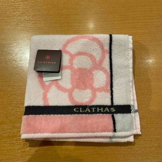 クレイサス(CLATHAS)のクレイサスタオルハンカチピンク(ハンカチ)