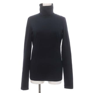 ジルサンダー(Jil Sander)のジルサンダー JIL SANDER ハイネックカットソー ロンT 長袖 S 紺(カットソー(長袖/七分))