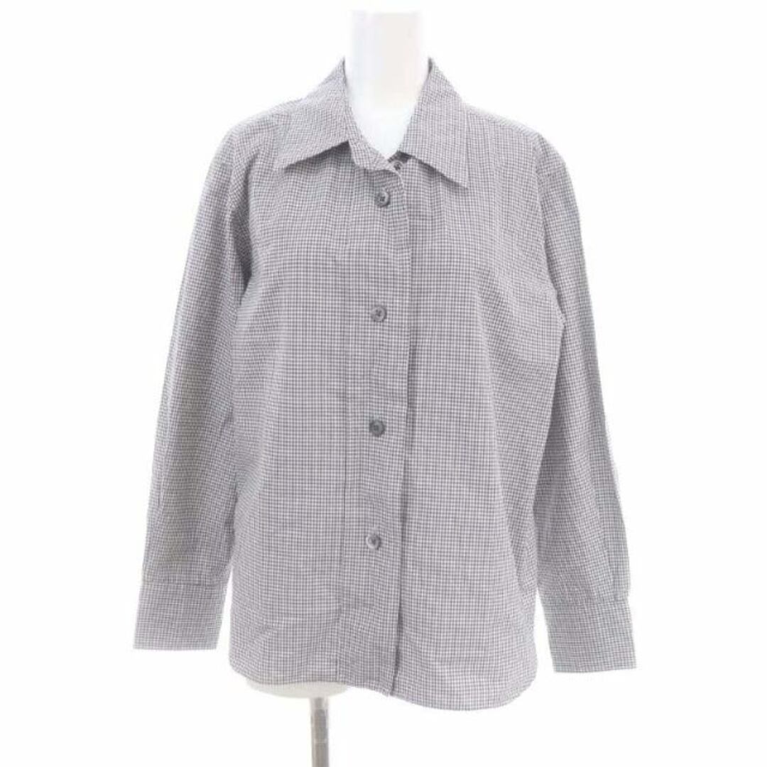 マーガレットハウエル 22AW GINGHAM CHECK COTTON シャツ