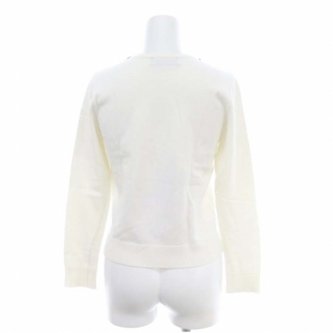 JUSGLITTY(ジャスグリッティー)のジャスグリッティー ビジューニット セーター 薄手 長袖 2 白 レディースのトップス(ニット/セーター)の商品写真