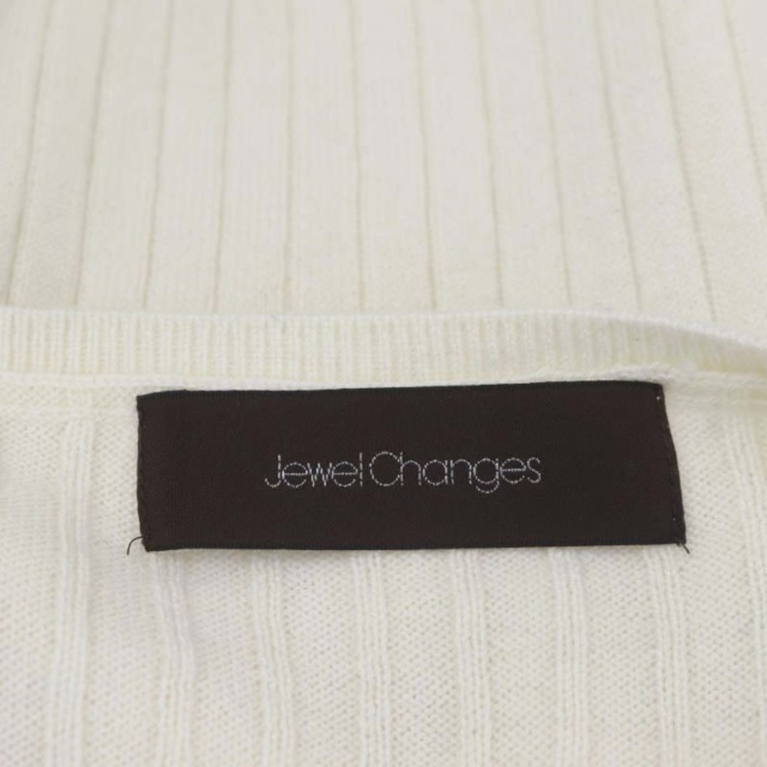 Jewel Changes(ジュエルチェンジズ)のジュエルチェンジズ アローズ ビジューVネックニット セーター 長袖 レディースのトップス(ニット/セーター)の商品写真