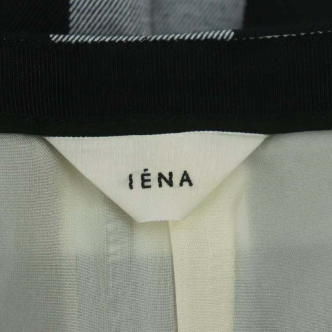 IENA(イエナ)のイエナ IENA ギンガムチェックタイトスカート ロング 36 黒 白 レディースのスカート(ロングスカート)の商品写真