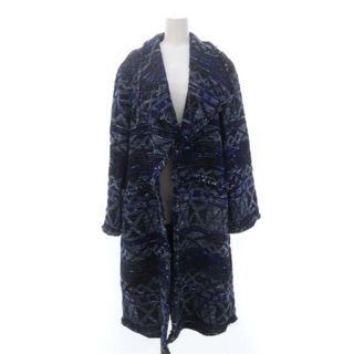 ザラ(ZARA)のザラ OVERSIZED JACQUARD COAT ネイティブ柄 コート(その他)