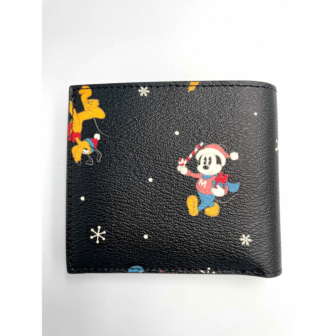 COACH - COACH×Disney 限定コラボ 二つ折り財布 ウィレット・ホリデー