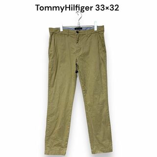 トミーヒルフィガー(TOMMY HILFIGER)の33×32 古着　トミーヒルフィガー　チノパン　コットンパンツ(チノパン)
