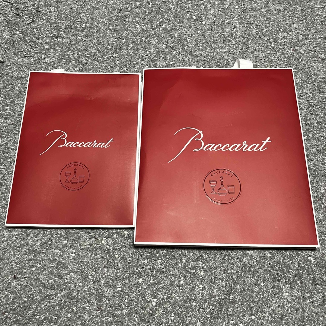 Baccarat(バカラ)のBaccarat 紙袋　メッセージカード レディースのバッグ(ショップ袋)の商品写真