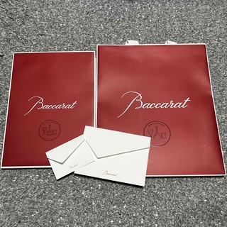 Baccarat 紙袋　メッセージカード