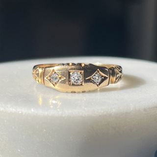 目立った傷や汚れなし 花珠パール ダイヤモンド リング 指輪 6号 9.0ミリ 0.12ct PT900(プラチナ)