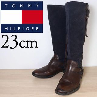 トミーヒルフィガー(TOMMY HILFIGER)のTOMMYHILFIGER トミーヒルフィガー 23 ロング ブーツ スエード(ブーツ)