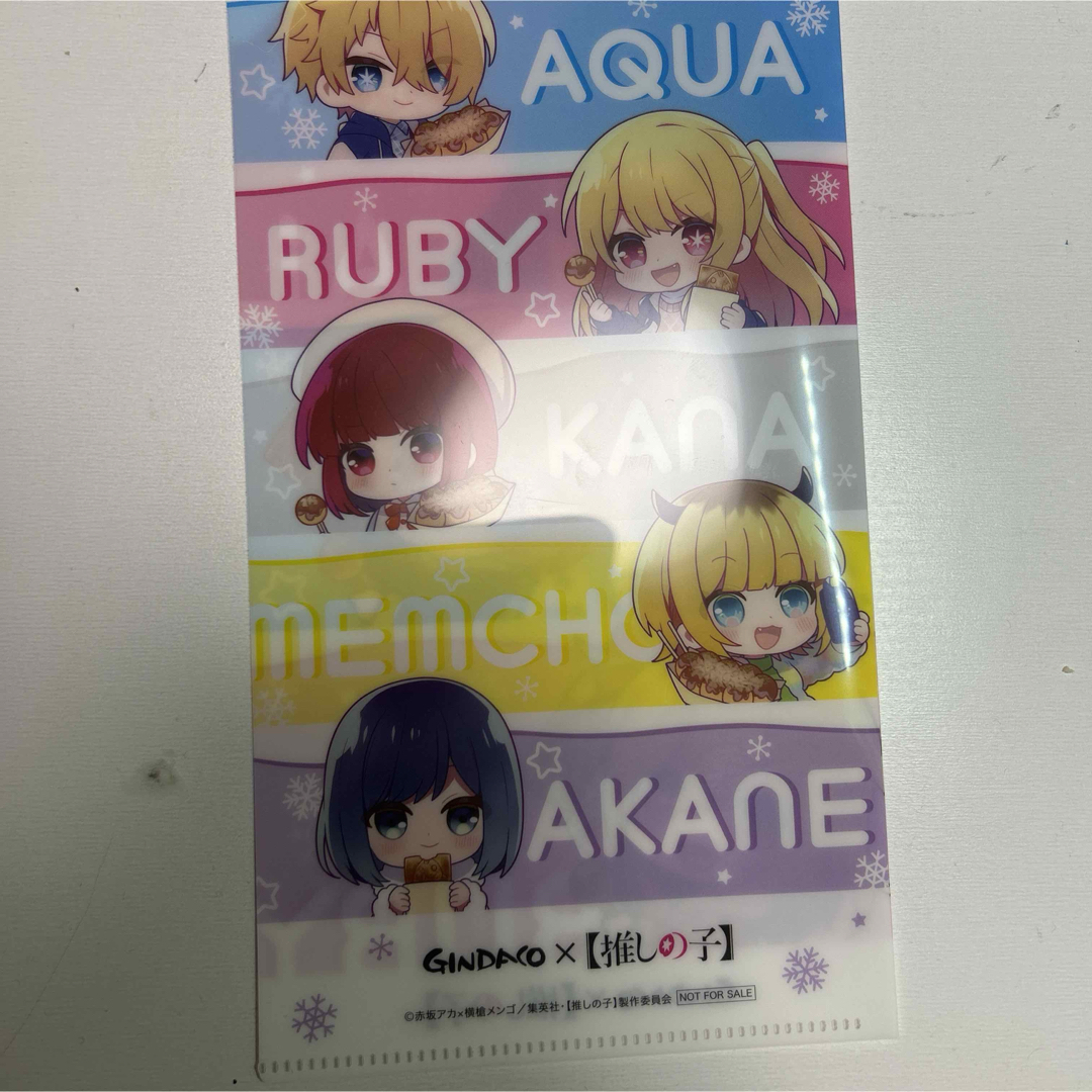 銀だこ　推しの子　ミニファイル エンタメ/ホビーのアニメグッズ(クリアファイル)の商品写真