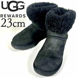 アグオーストラリア(UGG AUSTRALIA)のUGG australia アグ 23 ムートンブーツ 黒 スエード(ブーツ)