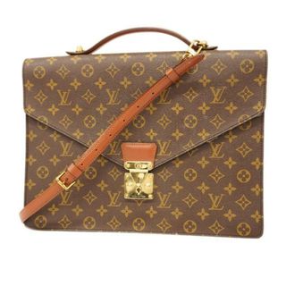 ルイヴィトン(LOUIS VUITTON)の★SALE 【4ec2548】ルイヴィトン ツーウェイバッグ/モノグラム/ポルトドキュマンバンドリエール/M53338/ブラウン【中古】メンズ/レディース/ユニセックス(その他)